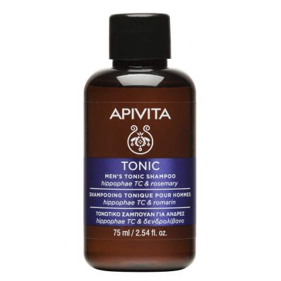 Apivita Τονωτικό Σαμπουάν Για Άνδρες Men's Tonic Shampoo Travel Size 75ml