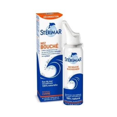 Sterimar Blocked Nose Υπέρτονο Ρινικό Σπρέι για Παιδιά και Ενήλικες 50 ml