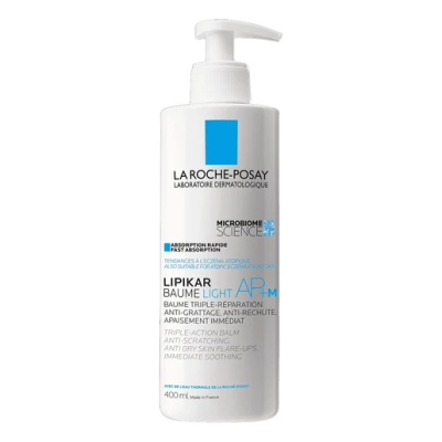 La Roche- Posay Lipikar Baume Light AP+M Μαλακτικό Βάλσαμο με Τριπλή Δράση για το Ξηρό Δέρμα με Τάση Ατοπίας & Αλλεργίας 400ml
