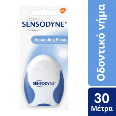 Sensodyne Expanding Floss Οδοντικό Νήμα 30m