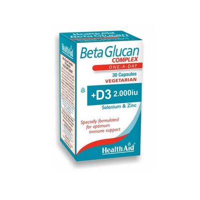 Health Aid Beta Glucan Complex One-A-Day 30 caps