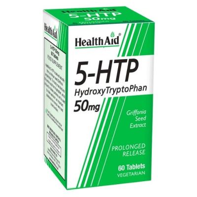 Health Aid TryptoPhan 5-HTP Grifonia Αμινοξύ που Λειτουργεί ως Ρυθμιστής της Σεροτονίνης & της Καλής Διάθεσης 60 ταμπλέτες