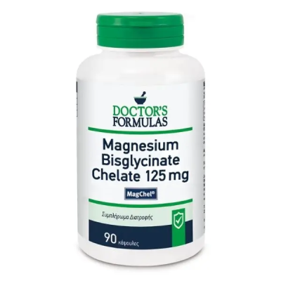 DOCTOR'S FORMULAS Magnesium Bisglycinate Chelate 125mg 90caps