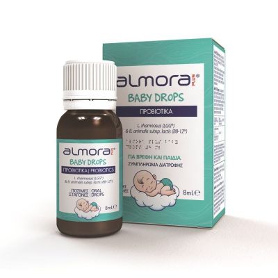Almora Plus Baby Drops Βρεφικές Σταγόνες με Προβιοτικά 8ml