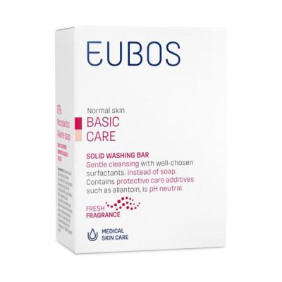 EUBOS  Basic Care Solid Washing  Red Bar 125gr
