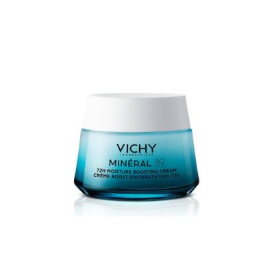 VICHY Mineral 89 Moisture Boosting Light Cream Κρέμα για Ενυδάτωση Επιδερμίδας Ελαφριάς Υφής 50ml