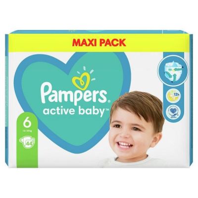 Pampers Active Baby No6 13-18kg 44 τεμ