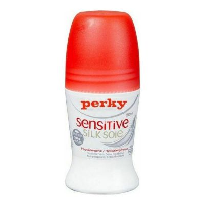 PERKY ROLL-ON Sensitive Silk Χωρίς Άρωμα- Υποαλλεργικό 50ml