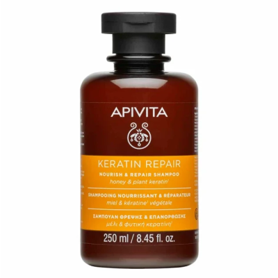 Apivita Shampoo Keratin Repair Σαμπουάν Θρέψης και Επανόρθωσης 250ml