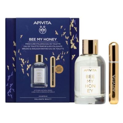 APIVITA Bee My Honey Eau De Toilette Perfume 100ml και ΔΩΡΟ Reffilable Perfume Spray 8ml