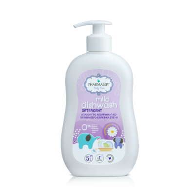 Pharmasept Mild Dishwash Detergent-Απαλό Υγρό Απορρυπαντικό για Μπιμπερό & Βρεφικά Σκεύη 400ml