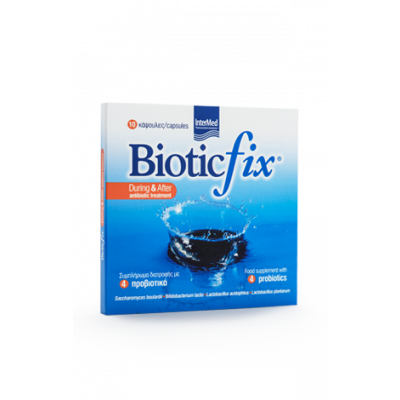 Biotic Fix Συμπλήρωμα Διατροφής με 4 Προβιοτικά 10 κάψουλες    