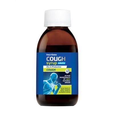 FREZYDERM Adults Cough Syrup Σιρόπι για το Ξηρό & Παραγωγικό Βήχα για Ενήλικες 182gr