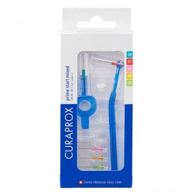 Curaprox CPS Prime Start Mixed 06-011 Interdental Brushes with Holder