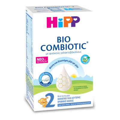 HIPP BIO COMBIOTIC® 2 με Metafolin ®, μετά τον 6ο μήνα 600g