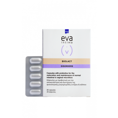 Intermed Eva Intima Biolact 20 κάψουλες με Προβιοτικά 