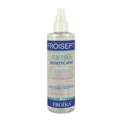 FROISEPT Extra Spray Αντισηπτικό Υγρό Χεριών με 80% Αιθυλική Αλκοόλη 100ml