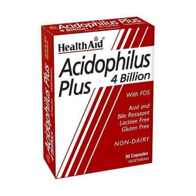 Health Aid Acidophilus Plus 4 Billion 30 caps