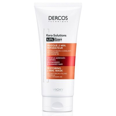 VICHY DERCOS Kera-Solutions Επανορθωτική Μάσκα 2' για Ταλαιπωρημένα Μαλλιά 200ml
