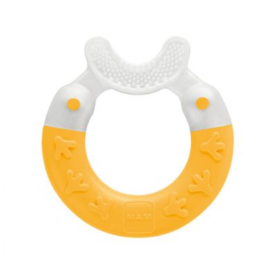 MAM Bite & Brush 3m+ Πολυκρίκος Καθαρισμού Δοντιών Κίτρινο [κωδ 560]