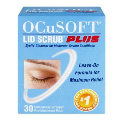 Ocusoft Lid scrub plus 30 Εμποτισμένα Πανάκια για την Υγιεινή των Βλεφάρων