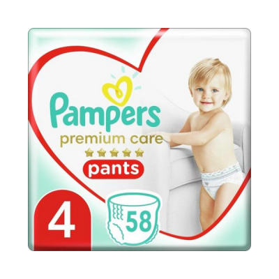 Pampers Premium Care Pants Νούμερο 4 (9-15 kg) 38τμχ