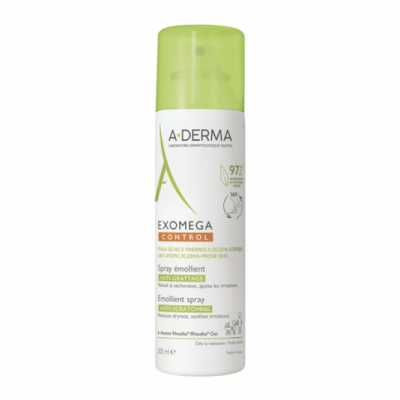 A-Derma Exomega Control Emollient Καταπραϋντικό Spray Κατά της Φαγούρας για Ατοπικό ή Πολύ Ξηρό Δέρμα 200ml