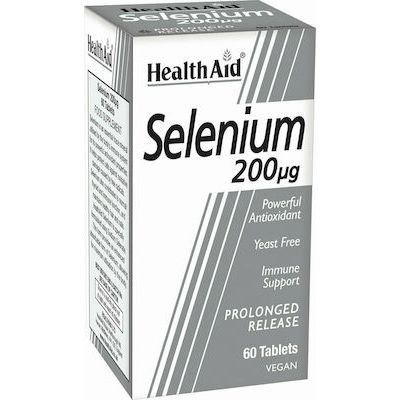 Health Aid Selenium 200μg  60veg.tabs