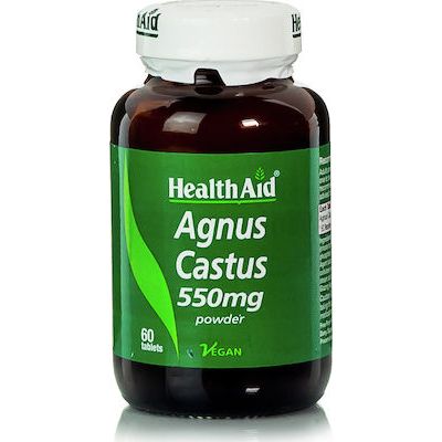 Health Aid Agnus Castus 550mg, για την Ισορροπία του Γυναικείου Κύκλου, 60tabs