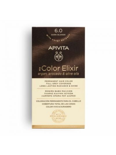 APIVITA My Color Elixir Βαφή Μαλλιών Dark Blonde (Ξανθό Σκούρο) 6.0