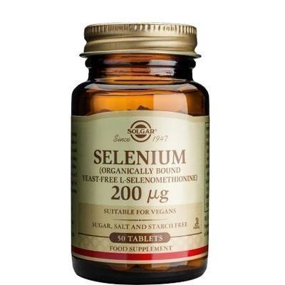SOLGAR Selenium (Yeast-Free) 200 µg 50Tablets