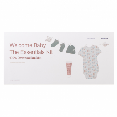 Korres Πακέτο Προσφοράς Baby Collection Welcome Baby The Essentials Kit Premium Set με τα Πρώτα Βρεφικά Ρουχαλάκια