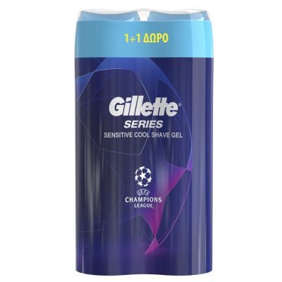 GILLETTE Gel Series Sensitive Cool 200ml+ 200 ml ΔΩΡΟ