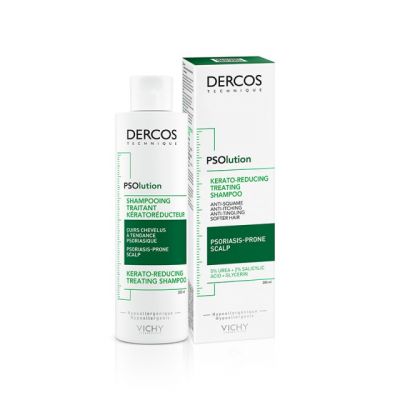 VICHY Dercos PSOlution Kerato-Reducing Treating Shampoo 200ml (Σαμπουάν για Τριχωτό με Τάση Ψωρίασης) 200ml