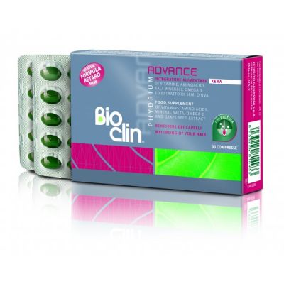 Bioclin Phydrium ADVANCE Kera 30tabs - Συμπλήρωμα διατροφής για την ενδυνάμωση μαλλιών και νυχιών