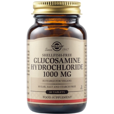 Solgar Glucosamine Hydrochloride Συμπλήρωμα με Γλουκοζαμίνη για την Υγεία των Αρθρώσεων 60tabs 