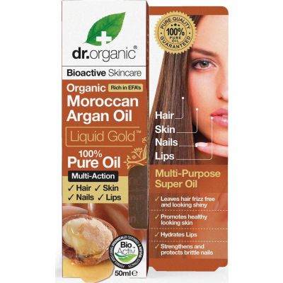 DR.ORGANIC Organic Moroccan Argan Oil Liquid Gold 100% 50ml