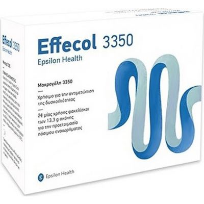 EPSILON HEALTH EFFECOL 3350 Μακρογόλη 24 φακελίσκοι    
