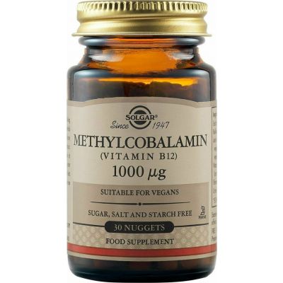 Solgar Vitamin B-12 (Methylcobalamin) 1000μg 30nuggets