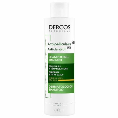 VICHY DERCOS Anti-pelliculaire DS-Αντιπυτιριδικό DS Σαμπουάν για Ξηρά Μαλλιά 200ml