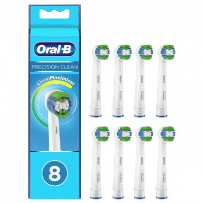 ORAL B Ανταλλακτικά Precision Clean XXL Pack 8 τεμάχια