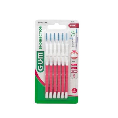 GUM® Μεσοδόντια βουρτσάκια Bi-Direction 1,2mm 6 brushes