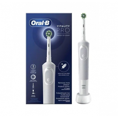 ORAL B Vitality Pro White Ηλεκτρική Οδοντόβουρτσα 1τμχ 