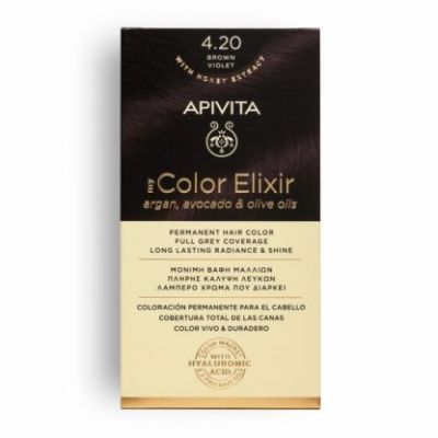 APIVITA My Color Elixir Βαφή Μαλλιών Brown Violet (Καστανό Βιολετί) 4.20