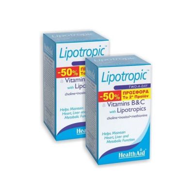 Health Aid Lipotropic Vitamins B & C 60 tabs + 60 tabs