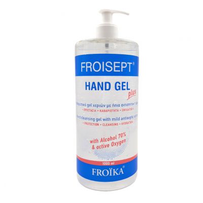 FROISEPT HAND GEL 1LT with 70% Alcohol & Active Oxygen 