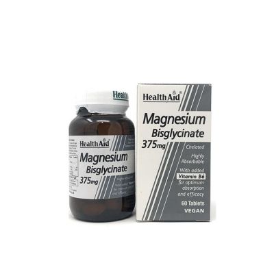 HEALTH AID Magnesium Bisglycinate 375mg  60tabs
