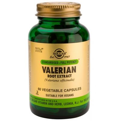 SOLGAR Valerian Root Extract 60 vegan caps 