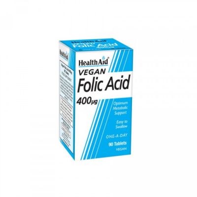 HEALTH AID Folic Acid 400MG 90 Tablets