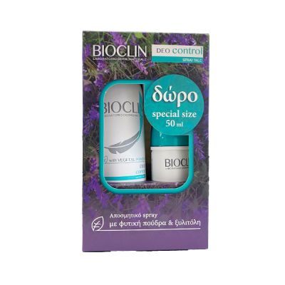 Bioclin Deo Control Spray Talc 150ml + Δώρο 50ml 